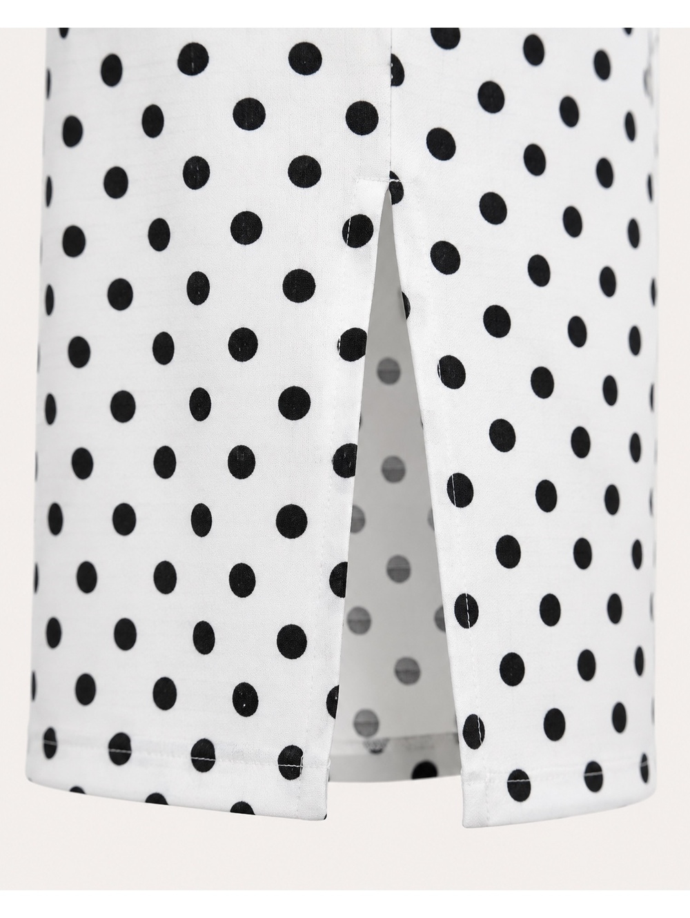 Sable & Red Polka Dot Backless Bow Midi Dress - Picture 8 of 9